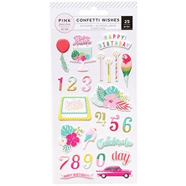 Pink Paislee 310660 Puffy Sticker, mehrfarbig