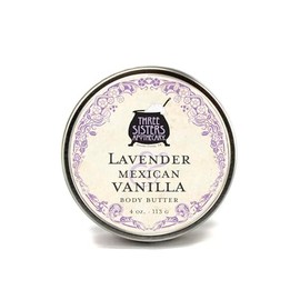 Three Sisters Apothecary 4 onzas de manteca corporal (lavanda y vainilla mexicana)