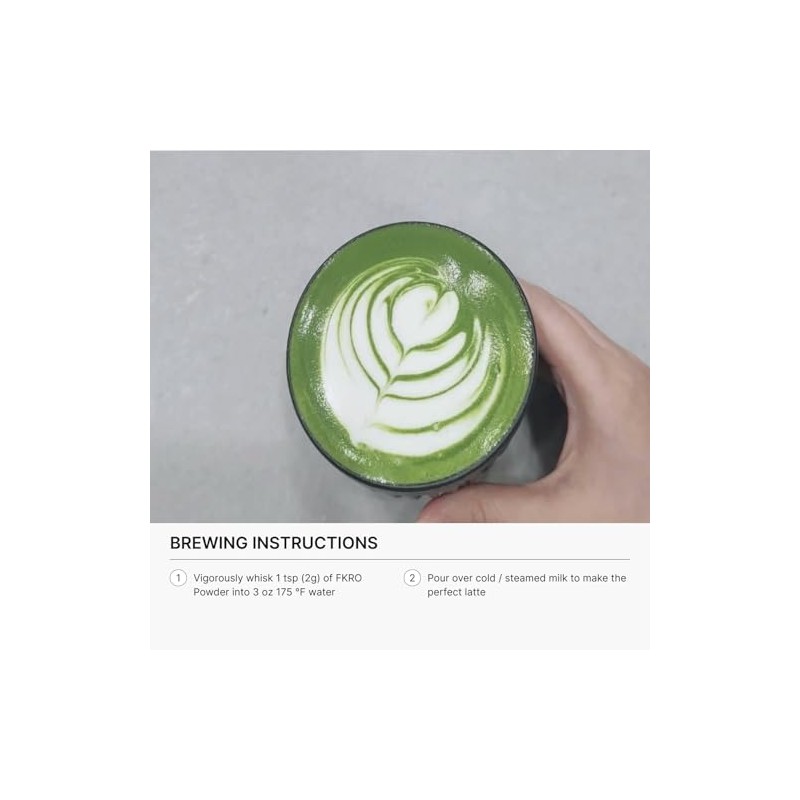 FKRO Organic Saemidori Ceremonial Grade Matcha Green Tea Powder