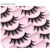 fdsmall Manga Lashes Little Devil Spiky Fake Eyelashes Soft Thick