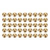 sourcing map 50pcs Precision Solid Brass Bearing Balls 3mm Industrial