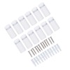 12Pcs Wall Mount Standoff Screw Stainless Steel Mounting Screw for