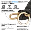 INTEKIN Security Chain 3.3 ft x 5/16" Thick Bike Lock