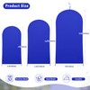 Royal Blue Spandex Fitted Wedding Arch Stand Cover 7.2FT Round