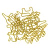 100pcs Golden Dinosaur Paper Clips Increase Slip Resistance Anti Rust