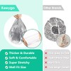 Disposable Shower Caps 100 Pcs Bath Clear Waterproof Plastic Wraps