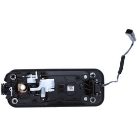 Dorman 97981 Front Driver Side Exterior Door Handle Compatible with Select Ford Models, Black, Chrome