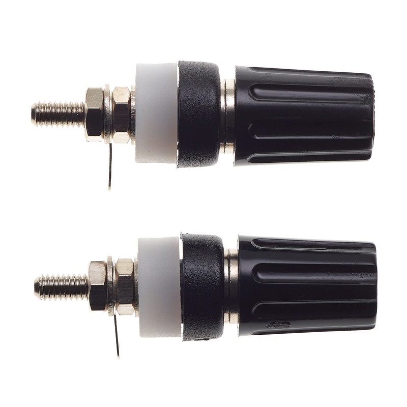 Keple 4 mm Banana Socket - Pack of 2, Black