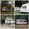 2 Pcs RV Clothes Drying Rack, Plastic RV Ladder Clothes