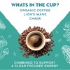 Organic Lion's Mane & Chaga Mushroom Coffee Ground Dark Roast,