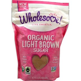 Wholesome Sweeteners Organic Light Brown Sugar -- 1.5 lbs - 2 pc