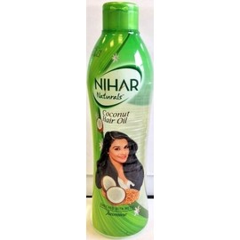 Marico Nihar Naturals Coconut Hair Oil with Jasmine & Fenugreek  -400 ml  - US Seller