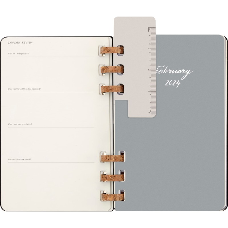 Moleskine Monthly and Weekly Spiral Agenda 12 Months 2024, Agenda