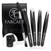 Eyebrow Tweezers Set with Case (4-Piece), Improved Tip, Tweezers, Eyebrow