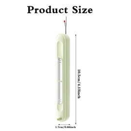 2-in-1 Needle Threader & Seam Ripper: A Multifunctional Sewing Essential. This Plug-in Needle Threader Set Comes with Both Needle Threading and Seam Ripping Tools, Presented in a Stylish