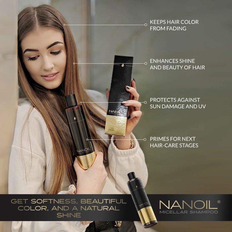 Nanoil Micellar Shampoo with Liquid Silk - Micellar Shampoo with