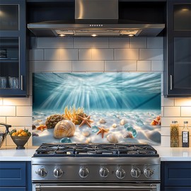 Kitchen Wallpaper Self Adhesive Oil Proof Sticker Waterproof Backsplash Wall Protector Film Removable Paper for Cupboard 30 X 16 inch