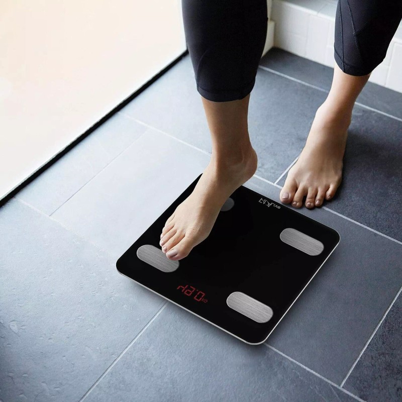 Fit2Live Digital Bathroom Weight Scale, Bluetoo