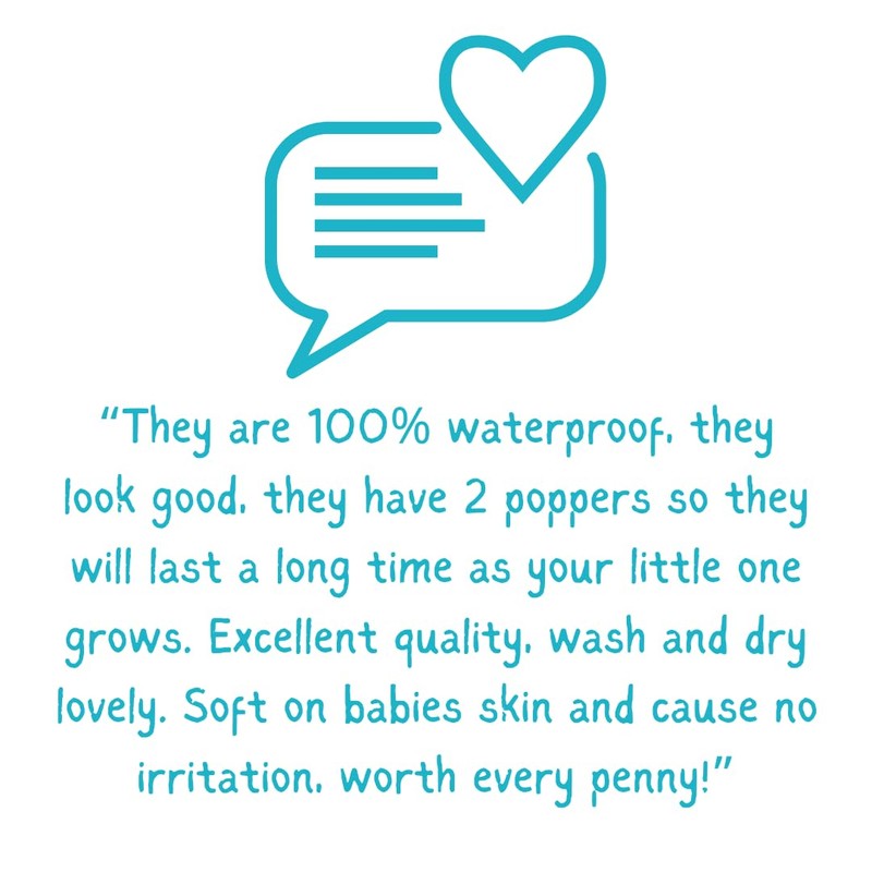 Bibbilyboo - Waterproof Baby Dribble Bib - 3 pack |