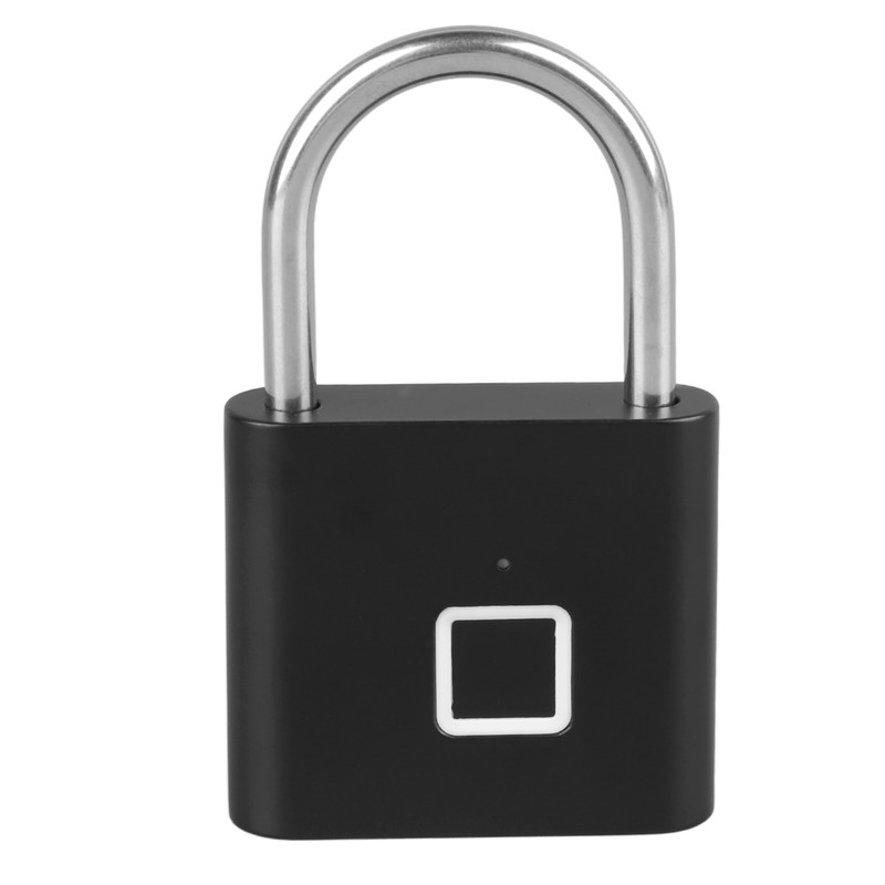 Fingerprint Padlock Keyless Waterproof Biometric Electronic Lock USB Rechargeable