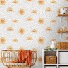 Holden Sunbeam Wallpaper Sun Triangles White/Orange 13320
