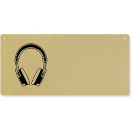'Wireless Gaming Headset' Large Wooden Wall Plaque/Door Sign (DP00059270)
