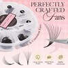 LASHVIEW 1000 Fans 10D Premade Volume Eyelash Extensions Mixed Tray