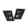 EVERESTHD Fog Light Pair Set 12V LED Front Bumper Lamps