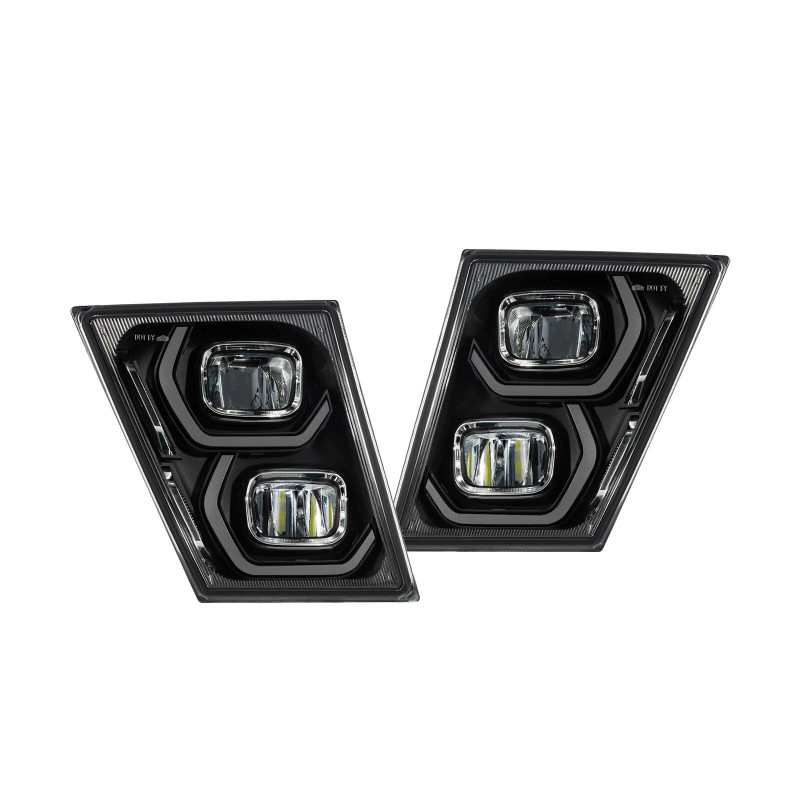 EVERESTHD Fog Light Pair Set 12V LED Front Bumper Lamps