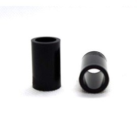Spacers Nylon Black M8 x 10mm Length, 8.3mm Inner Diameter x 12mm Outer Diameter Cylindrical Unhreaded Pack of 10 (M8 x 10mm L)