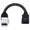 Poyiccot 8K HDMI Keystone Jack Pigtail Cable, 48Gbps HDMI 2.1