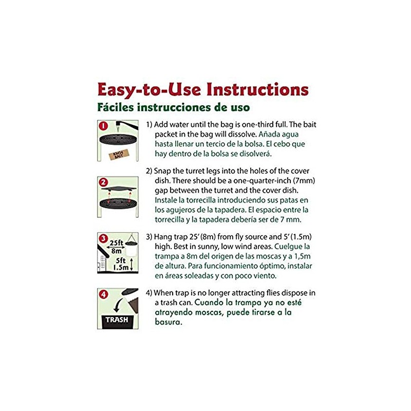Flies Be Gone Fly Trap - Natural Protein-Powered Attractant