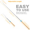 10 Pcs Marshmallow Roasting Sticks for Fire Pit Long 32Inch,
