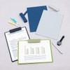 Nakabayashi QB-SFTA4-GY Vertical and Horizontal Clipboard, Shifte, A4, Ice Gray