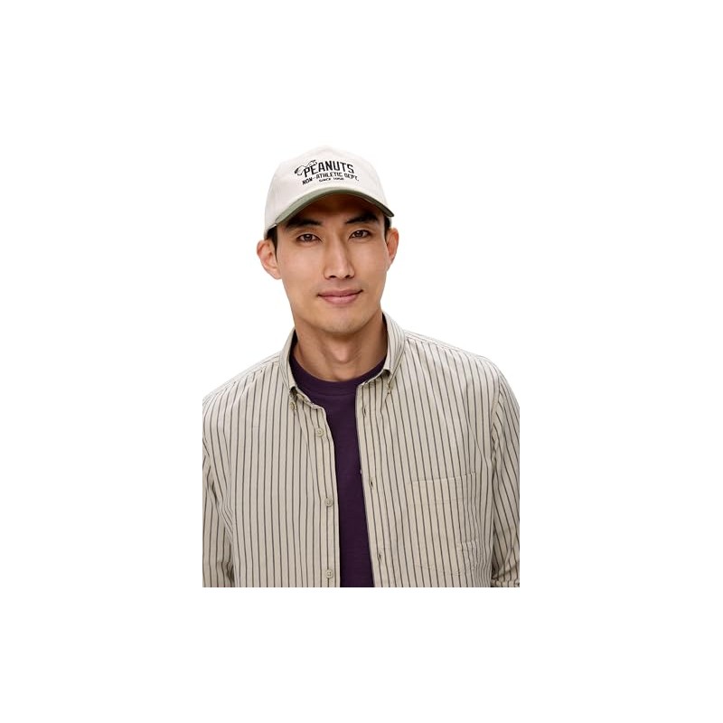 s.Oliver Mens Peanuts Print Cap, 78D2 Green, Unit size