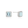 [SUMMER BRIGHT]Shining blue topaz gemstone earringsOTE123705RWL plating color / [SUMMER