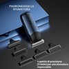 BarberBoss Rasoio elettrico da uomo 3 in 1, kit da