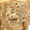 Door Knocker Chinese Animal Head Style Modelled Antique Brass Easy