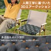 MuGaoDee 折りたたみマット エアー 座布団 シート エアー クッション【 口付けず空気入れ・厚さ5cm・超軽量】40x31cm キャンプ マット