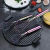 Evanda Rainbow Whisk Set of 3 Stainless Steel Titanium Plated