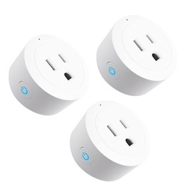 Enchufe Inteligente Wifi Smart Life Plug Socket 3 Piezas para Recamaras, Cocinas, Salas, Comedores, Pasillos, marca Lumimexico