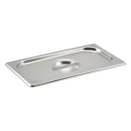 Genware Gastronorm Pan Lid 1/3 Stainless Steel Gastronorm Pan with Lid, Size 1/3. Ensures your food is kept fresh for longer.