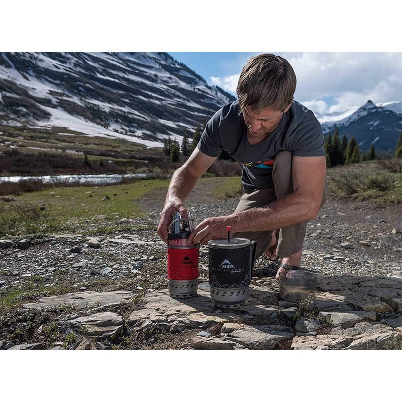 MSR 36004 Outdoor Camping Wind Burner Coffee Press Kit 1.8