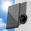 3W Solar Panel for Outdoor Wireless Security Camera, Continuously Power