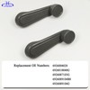 Lcyolada Interior Window Crank Handle, Textured Gray, for Various Toyota
