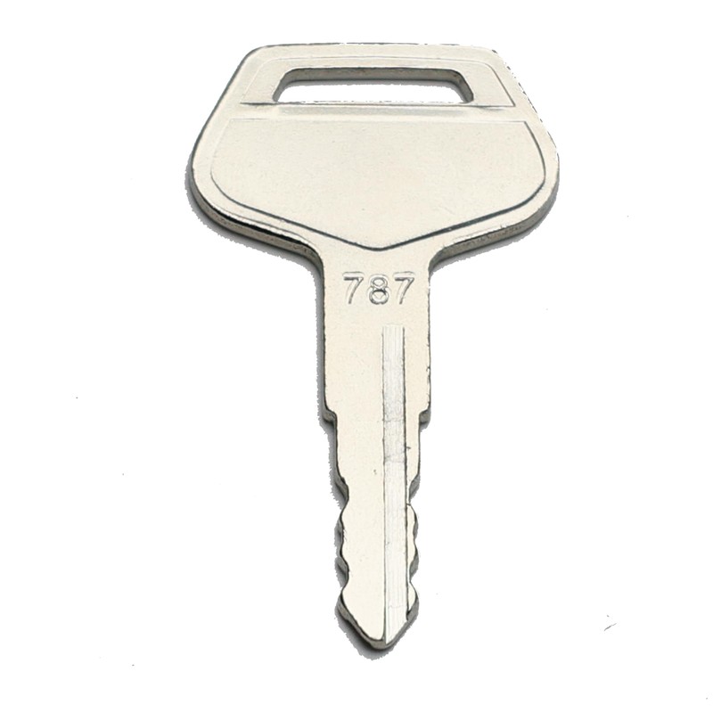 Newyuan Pack of 10 787 Ignition Keys Compatible with Komatsu