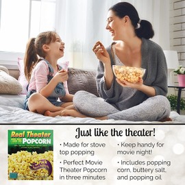 Wabash Valley Farms All Inclusive Popping Kits - Less Salt Less Oil - 5 Kit - 1 Pack