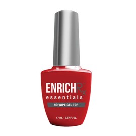 KUPA Gelfinity EnrichRX Essentials Gel Top Coat Gloss No-wipe 0.5oz, Clear
