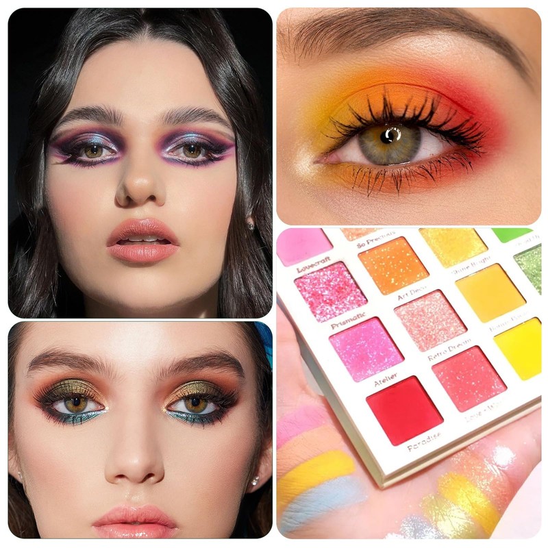 Eyeshadow Palette, Eyeshadow Palette with 30 Shades, Colourful Eyeshadow Palette,