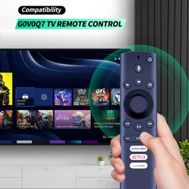 G0V0Q7 New Voice Remote Control Replacement Compatible for Westinghouse Element TV EL4KAMZ5517 EL4KAMZ6517 EL4KAMZ4317 WA43UFT1001 43GSR4100KN WA65UFT1001 EL4KAMZ5017